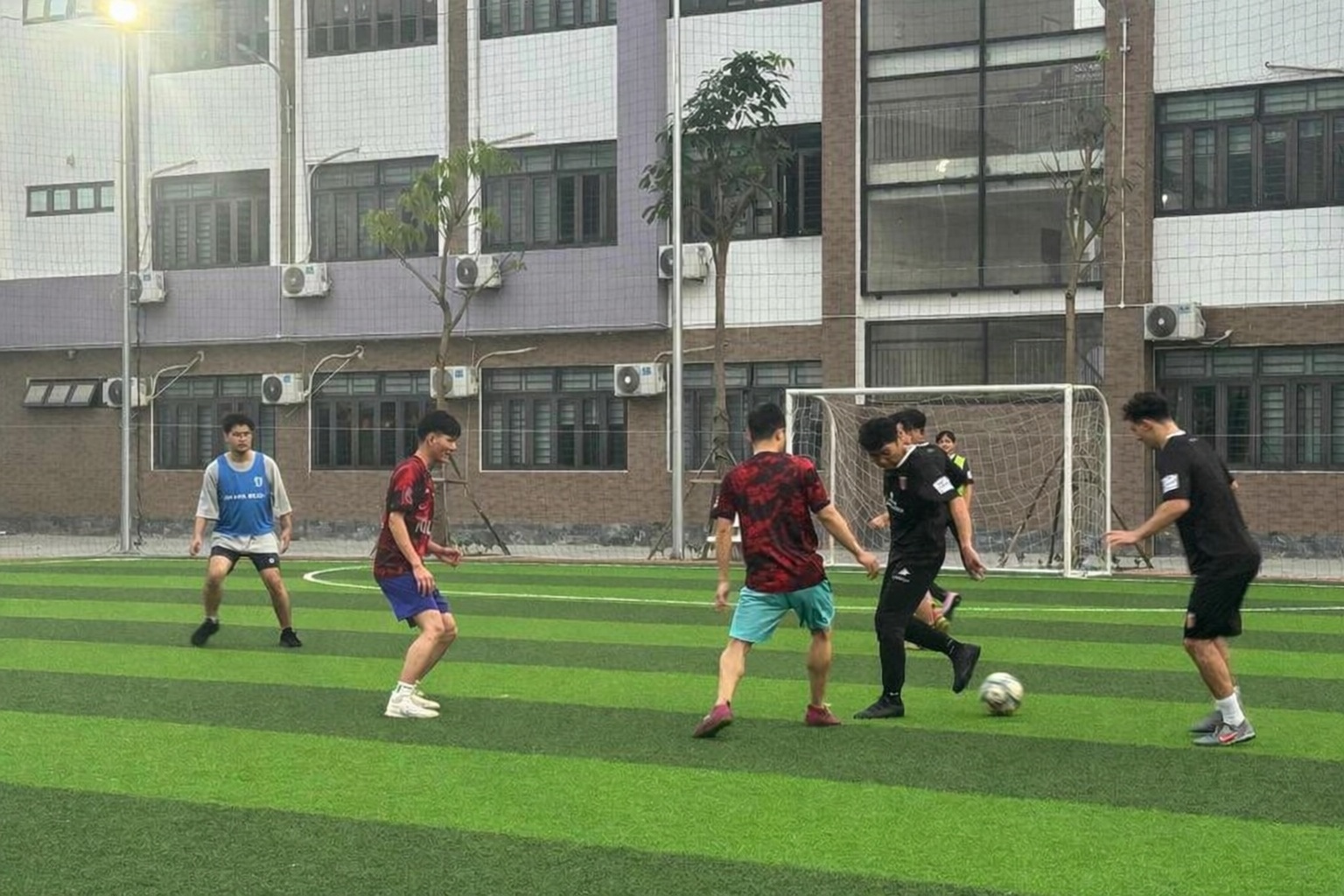 フレンドリーマッチの様子